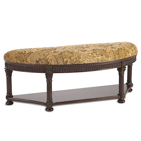 Bed Bench with Upholstered Seat